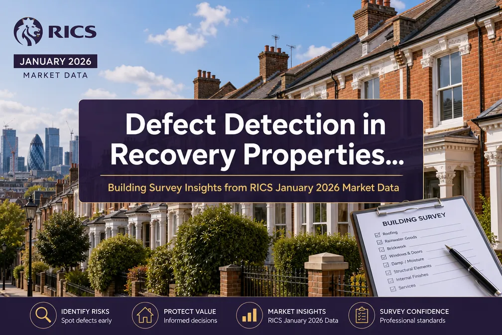 Defect Detection in Recovery Properties: Building Survey Insights from RICS January 2026 Market Data