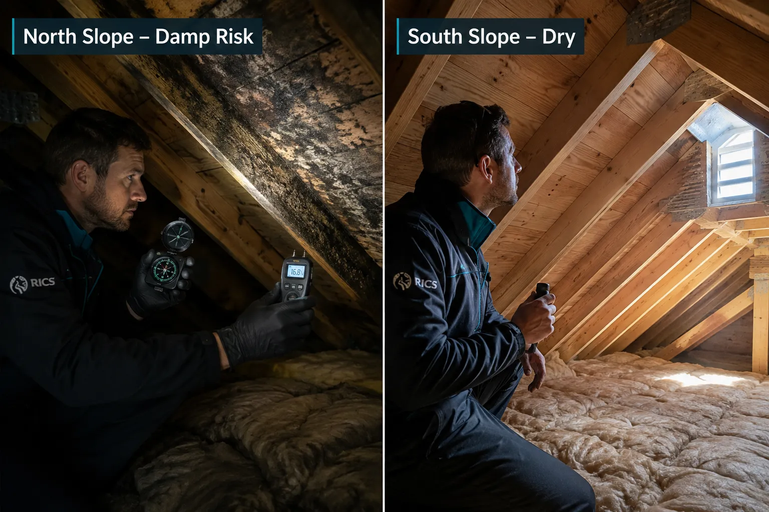 Compass Readings in Building Surveys: Diagnosing Damp by Elevation
