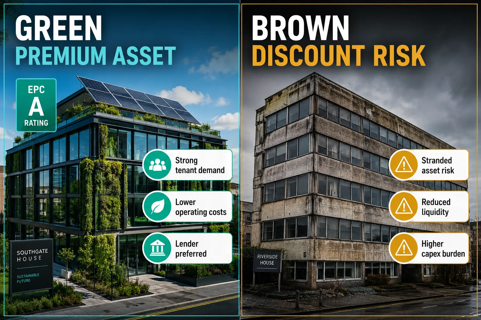 Green Premium, Brown Discount: How ESG Affects Property Values