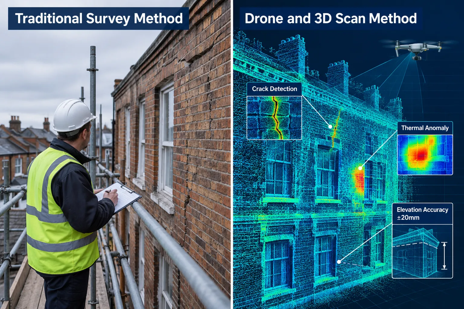How 3D Scanning and Drone Workflows Are Changing Defect Detection