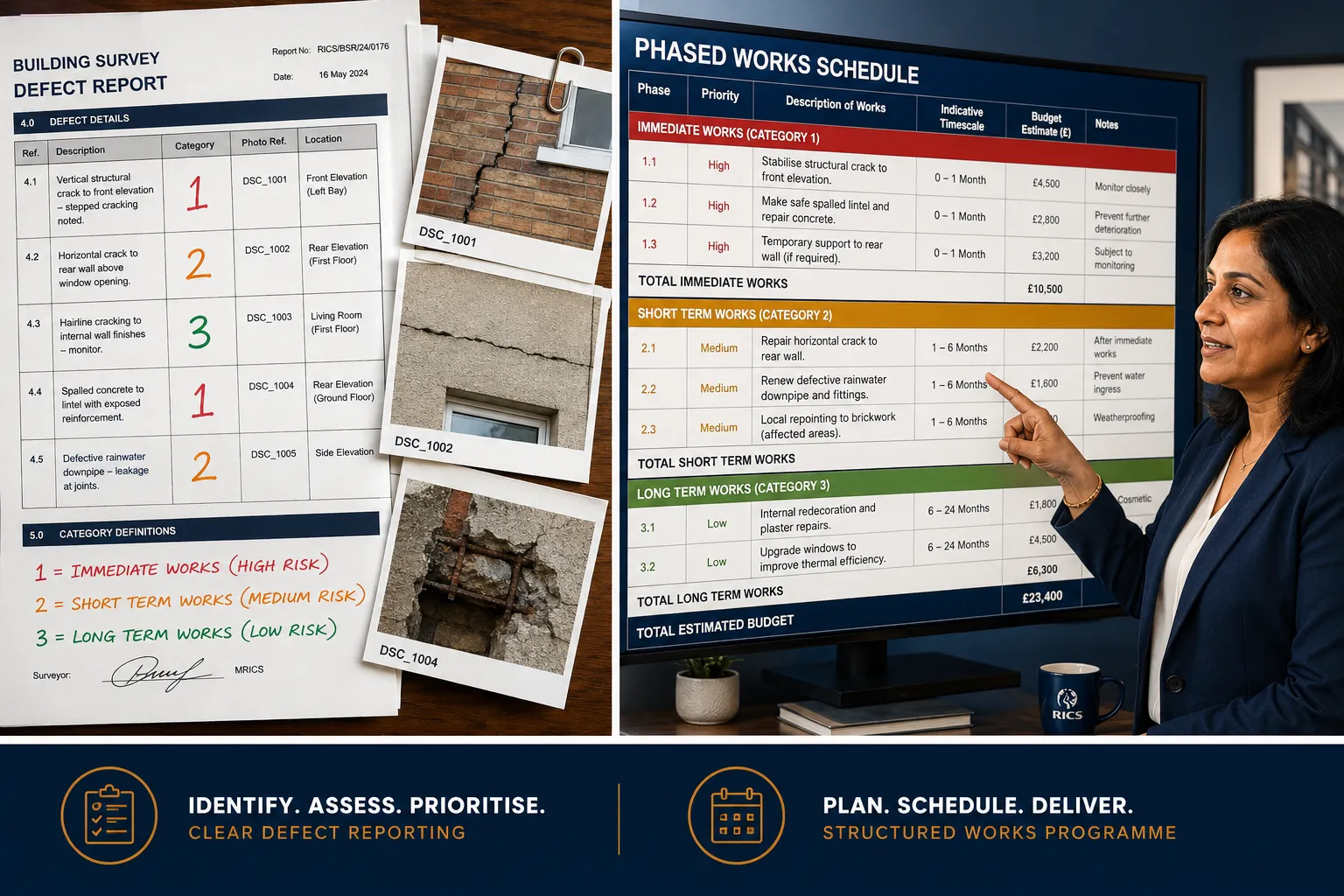 Property Improvement Plan in Practice: Triaging Defects from the Survey Report