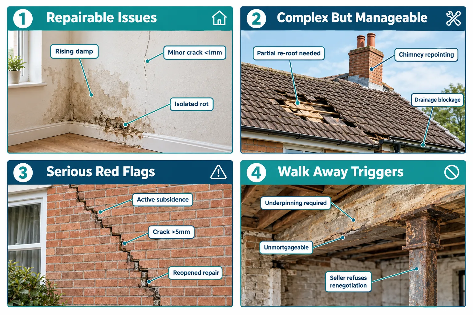 The Three-Tier Framework: Categorising Structural Survey Findings